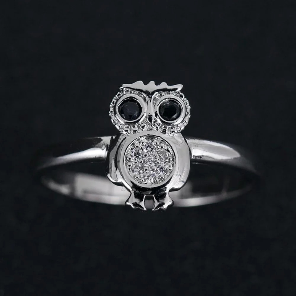 925 Silver Plated 3a Cz Cute Ring For Men Women Fb16fa1042 54$